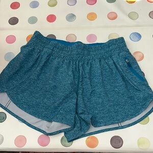 lululemon Teal Tracker Shorts